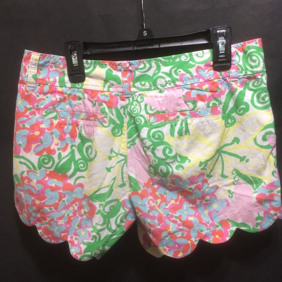 Lilly Pulitzer Buttercup Shorts Sz 0 Mariposa - Picture 2 of 8